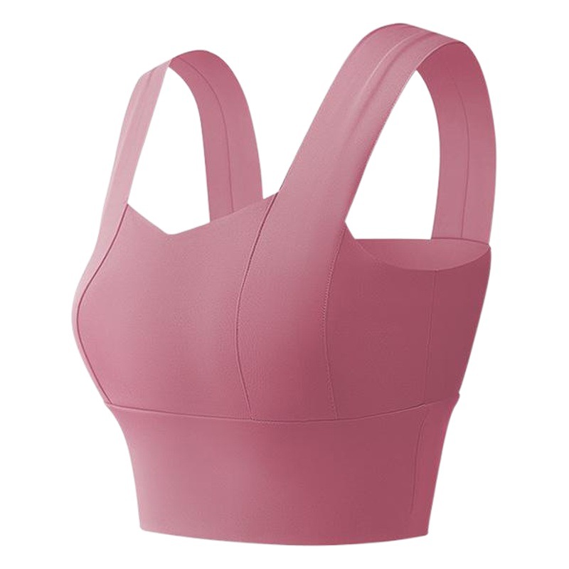 Juyitang Sports Bra, Beautiful Back Vest, Shock-Proof Push-Up Shaping High-Intensity Support Yoga Fitness Bra for Women