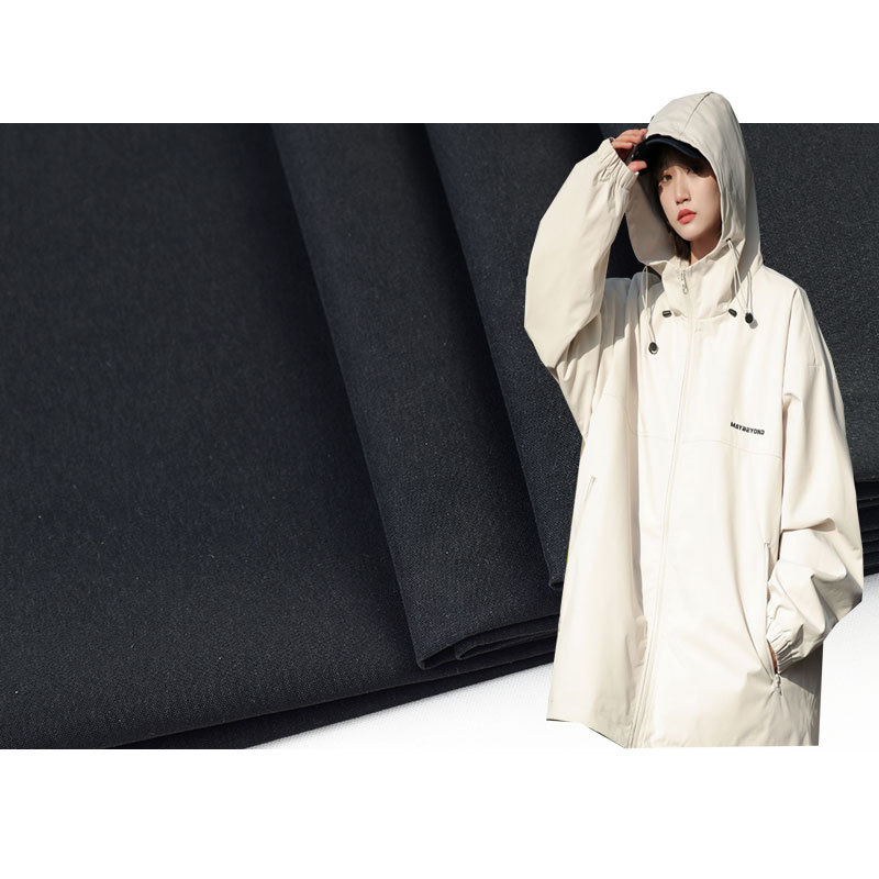Cool Silk Cotton T400 Plain Polyester Imitation Cotton Casual Down Jacket Windbreaker Jacket Coat Fabric