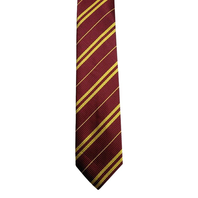 College style British fashion striped polyester men's tie arrow tie spot wholesale Harry Potter tie