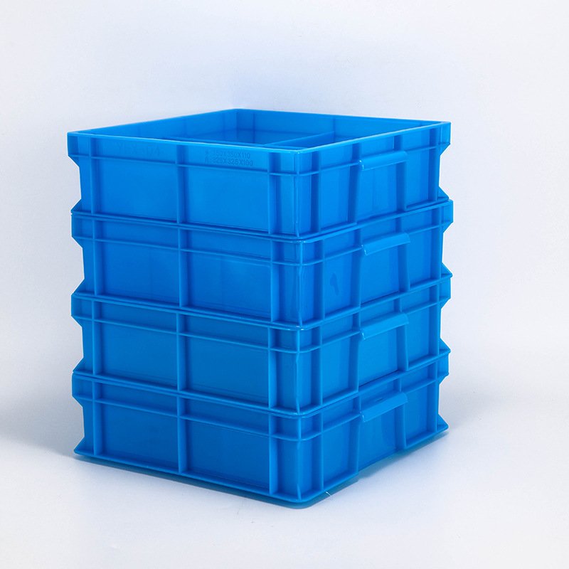 Square Plastic Turnover Box Logistics Transportation Hardware Accessories Sorting Box Storage Square Box Large Plastic Frame