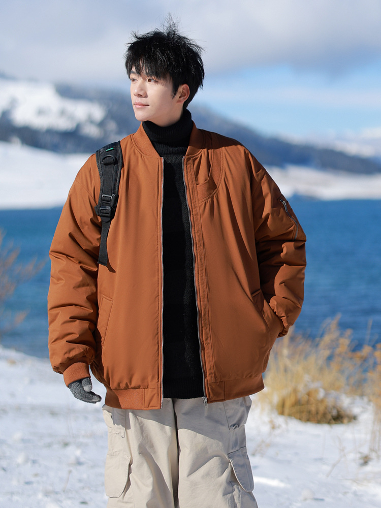Picture of 2025 New Winter Cotton Coat, New Windproof and Waterproof Fabric, Fashionable, Comfortable and Personalized Threaded Splicing Cotton Coat