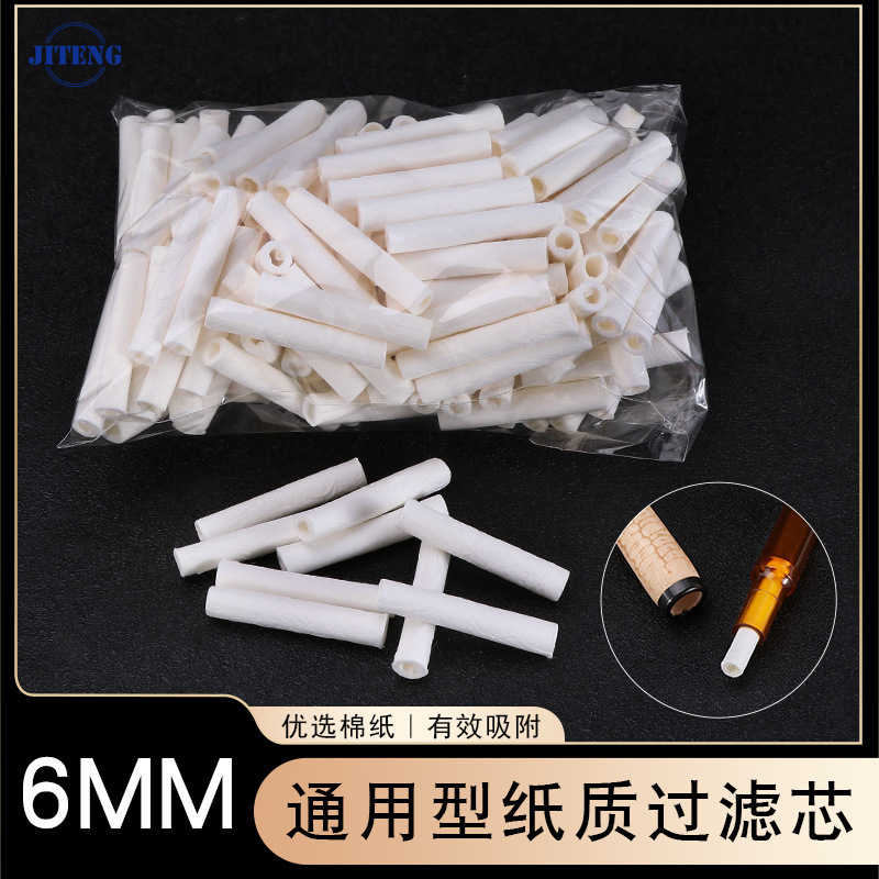Picture of 150 6MM flue universal pipe filter smoking accessories wholesale bucket customer standing filter cotton paper core