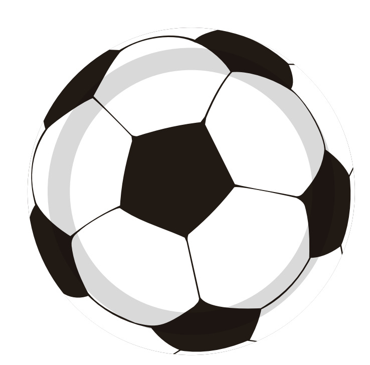 Picture of World Cup Football Party Tableware Set Black and White Football Party Supplies Flag-pulling Tablecloth Paper Plate Tableware Set