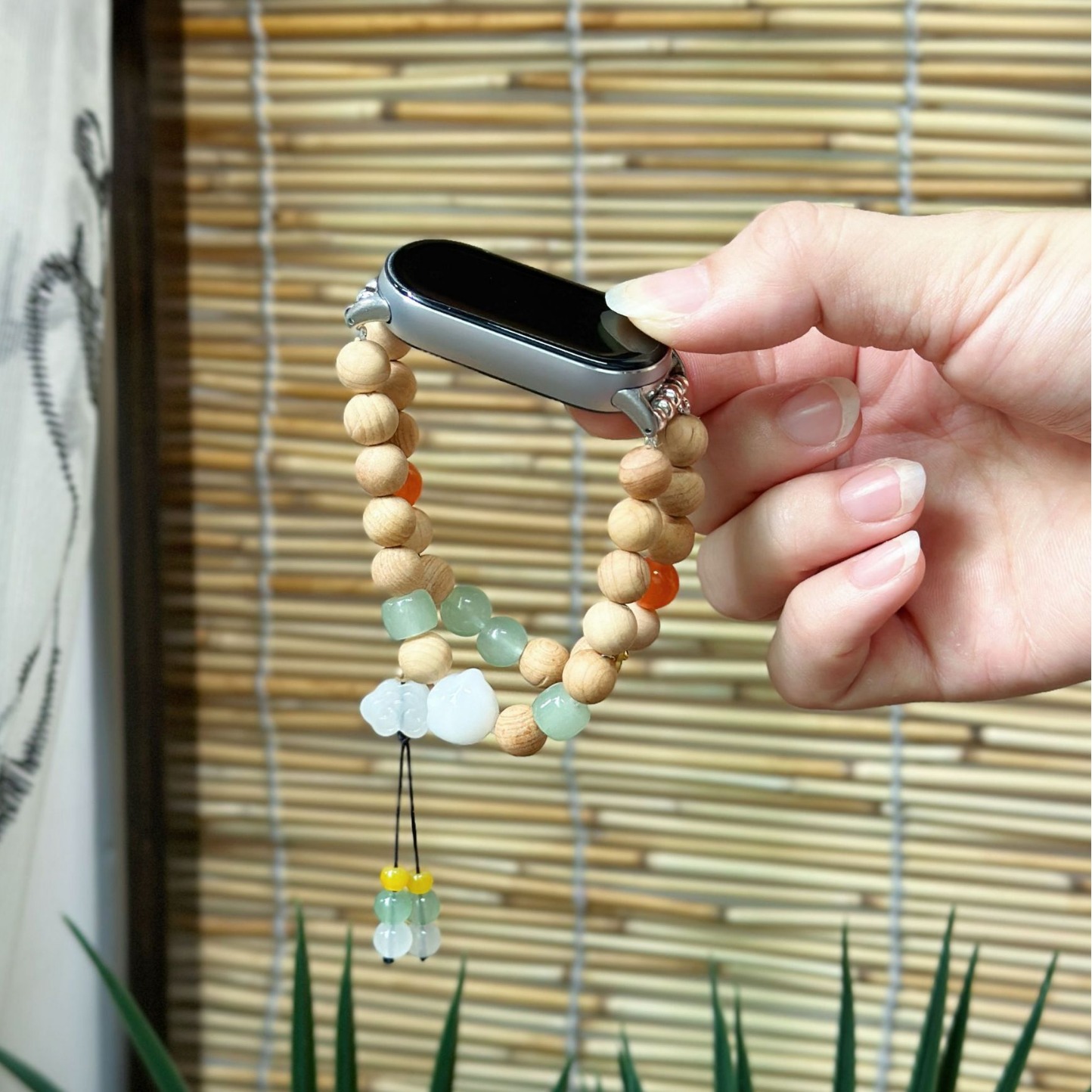 Picture of Guofeng sandalwood for mi band 8pro strap Guofeng mi band 9 strap band7/6/543