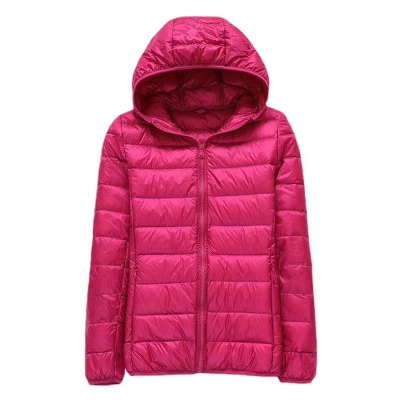 Women's down Jacket 2025 New Short Style Lightweight Thickened Warm Slim Fit Korean Style White Duck down Fashion Coat Wholesale