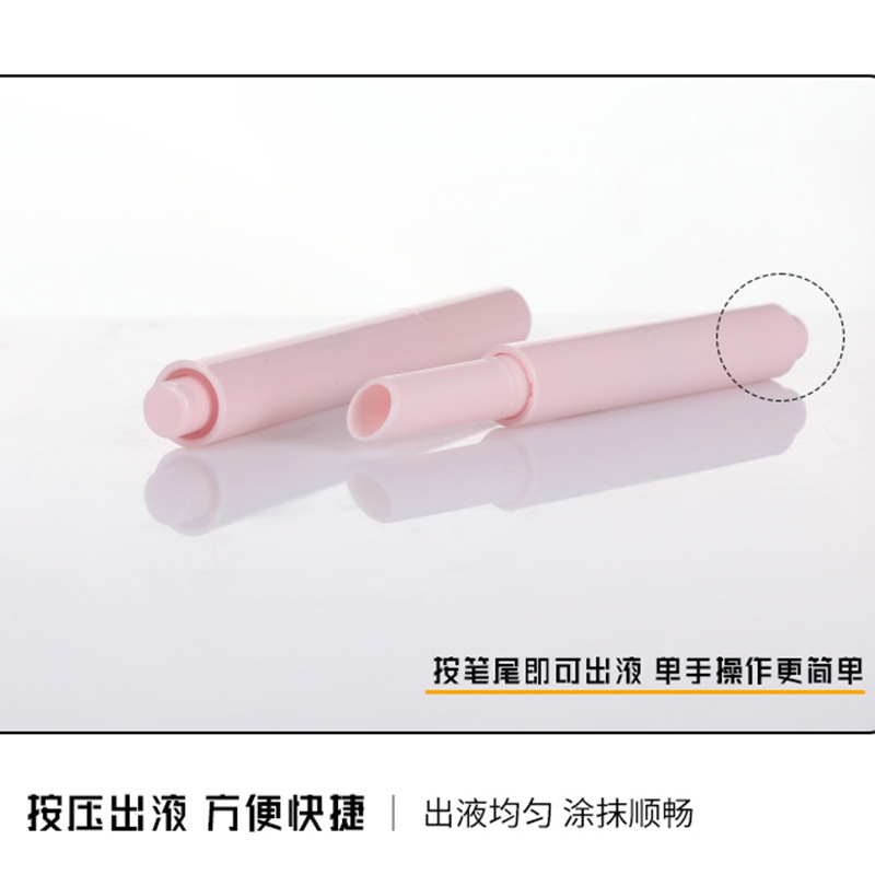 Picture of 2.5ml Round Lipstick Pen Packaging Material Girls Lip Glaze Lip Gloss Lip Gloss Concealer Pen Packaging Material Press Pen Packaging Material