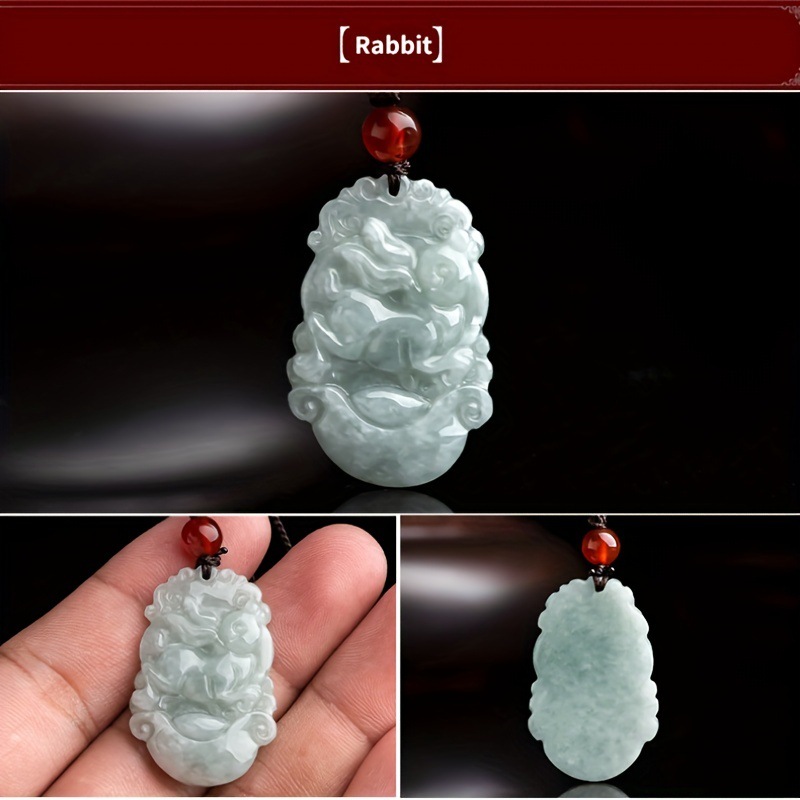 Picture of Myanmar A natural jade jade pendant 12 zodiac pendant 12 zodiac pig pendant jade direct cordless