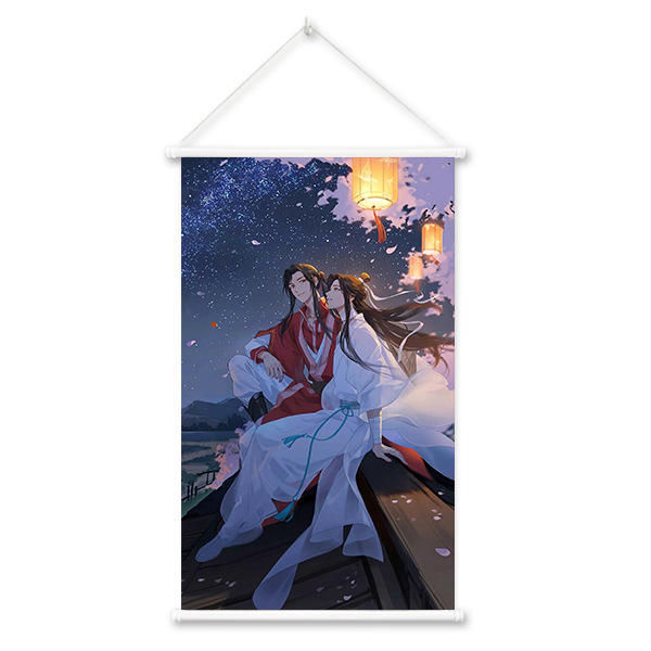 Picture of Shenzhen factory God blessing hanging painting wholesale comic exhibition peripheral scroll painting spray painting secondary yuan Anime Poster