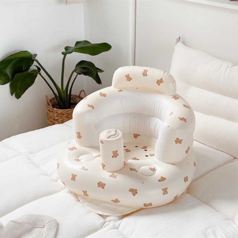Picture of ins Korea Same Style Baby Learning Chair Baby Multifunctional Inflatable Sofa Child Training Seat Learning Artifact