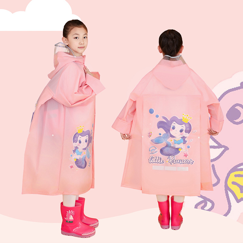 Children's Raincoat Boys and Girls Children's Big Children's Raincoat Kindergarten Girls Primary School Students School Special Boys Poncho