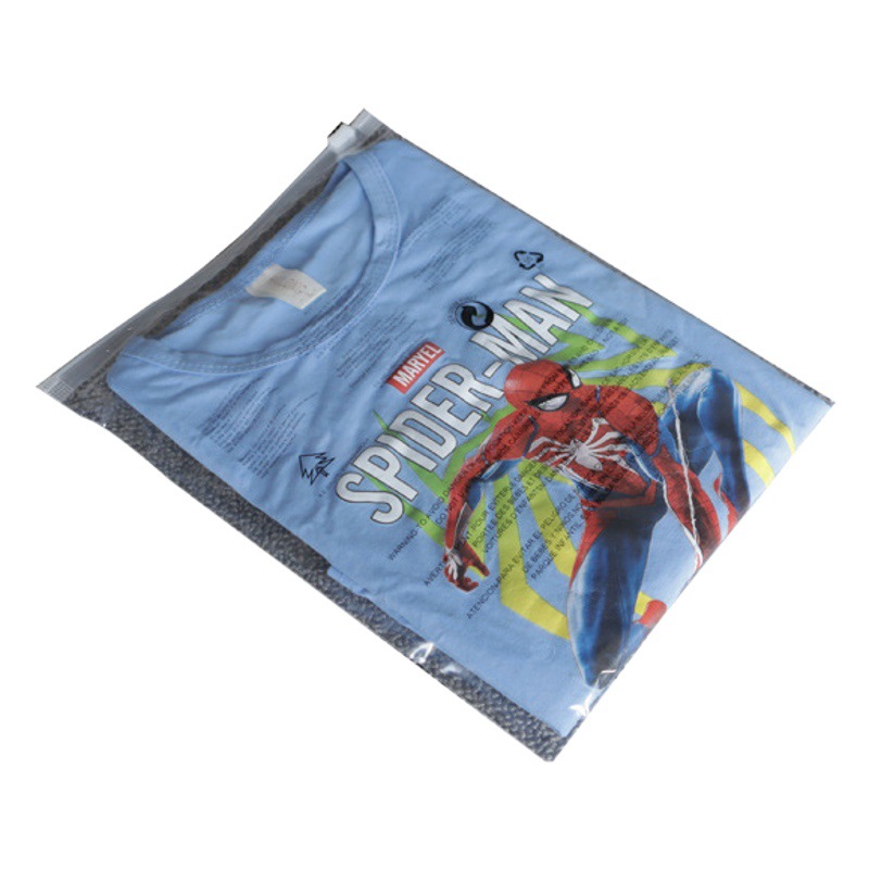 PE Warning Zipper Bag Clothing Amazon temu Cross-border Warning Packaging Bag Self-sealing Transparent Frosted