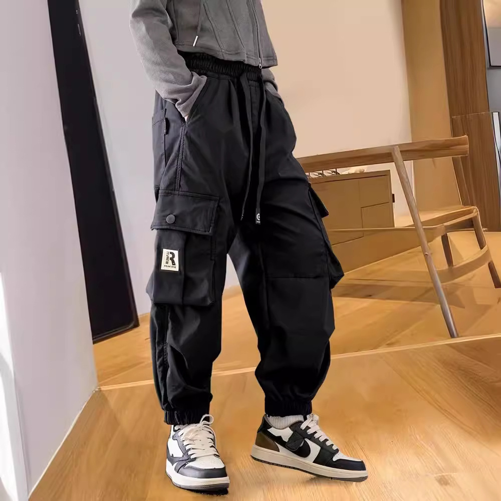 Picture of Girls' Cage Pants Spring and Autumn 2024 Children's Pants Children's Design Sense Autumn Pants Street Dance Casual Pants