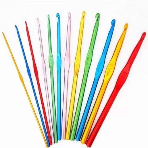 Wool DIY knitting tool aluminum alloy crochet single head crochet