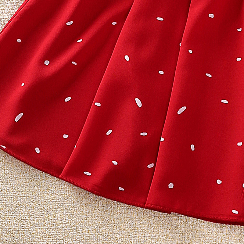 Picture of Korean version of girls dress summer explosions children's clothing 2025 new western style big children's short sleeve princess skirt wholesale