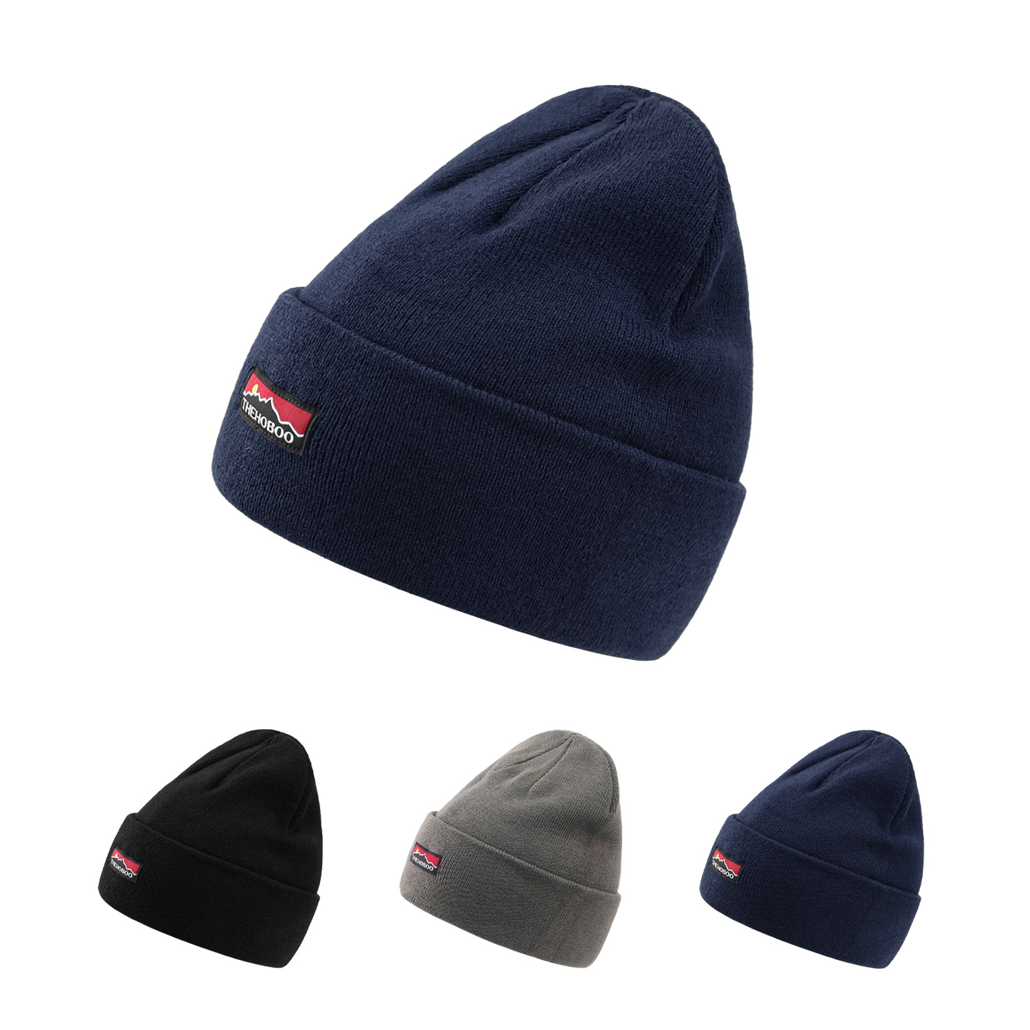 Picture of Zhonghao Hat Knitted Hat Trendy Brand Pullover Hat Women's Autumn and Winter Cold Hat Men's All-match Round Top Hat Warm Wool Hat for Men and Women