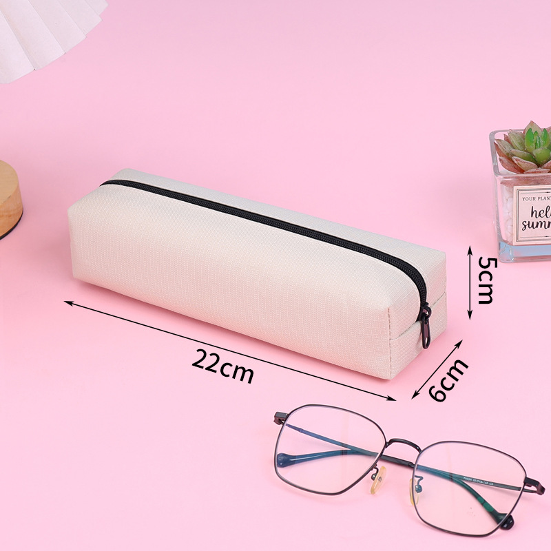 Picture of Simple Large-Capacity Pencil Bag for Boys and Girls, Stain-Resistant Pencil Box, Student Square Pencil Bag, Customized Promotional Pencil Box