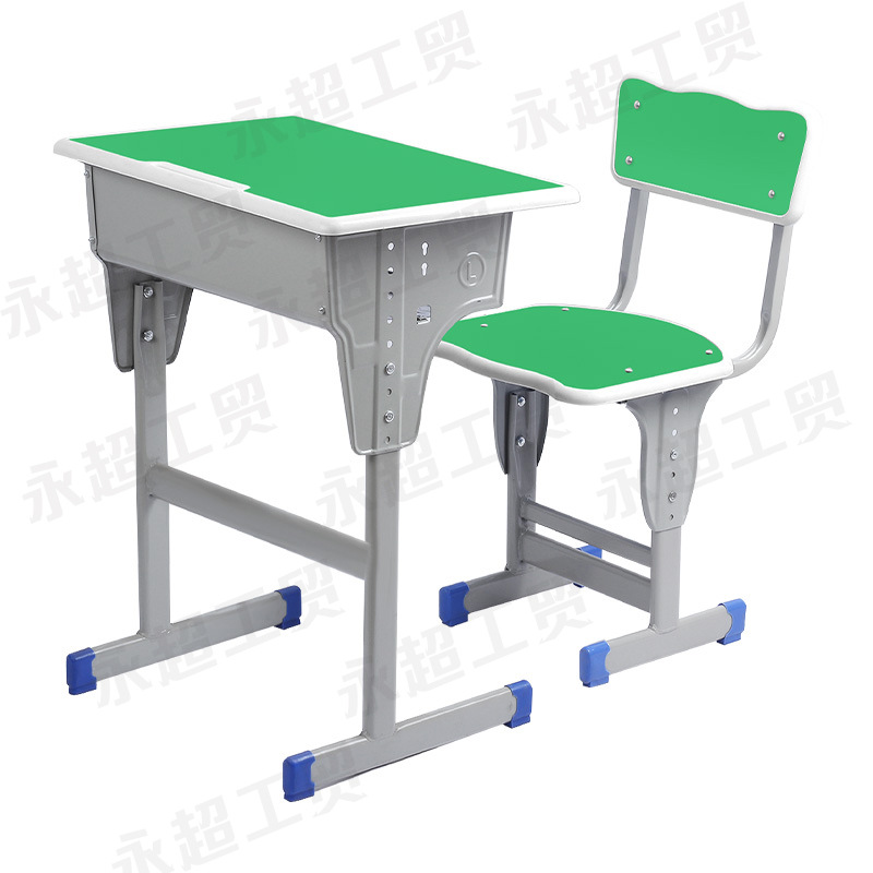 Picture of Primary and Secondary School Students Desks and Chairs School Training Tutoring Class Tutoring Lift Children's Desks Learning Desks and Chairs Writing Set