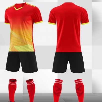 Quick-dry training uniform suit adult children's competition team uniform training uniform football short-sleeved sports jersey 920