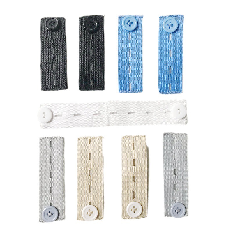 Picture of Original elastic waist extension buckle pregnant women fat men's pants adjustable change pants extender