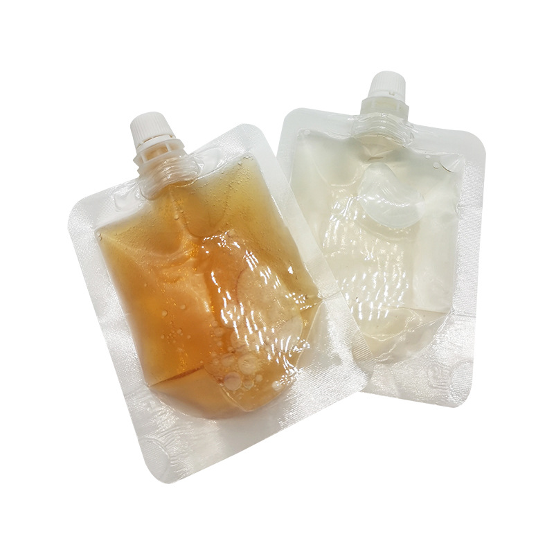 Picture of Factory in stock wholesale 50ml nozzle bag lotion Toner small capacity packaging bag transparent nozzle bag
