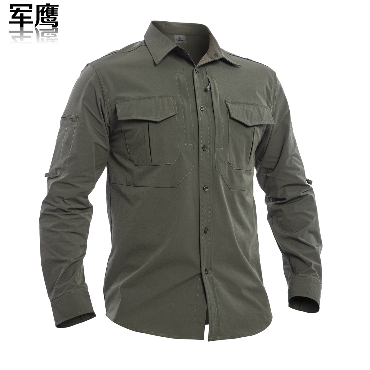 Cross-border Junying Warhawk 511 Quick-drying Stretch Long-sleeved Casual Shirt Men's Sweat-absorbent Loose Shirt