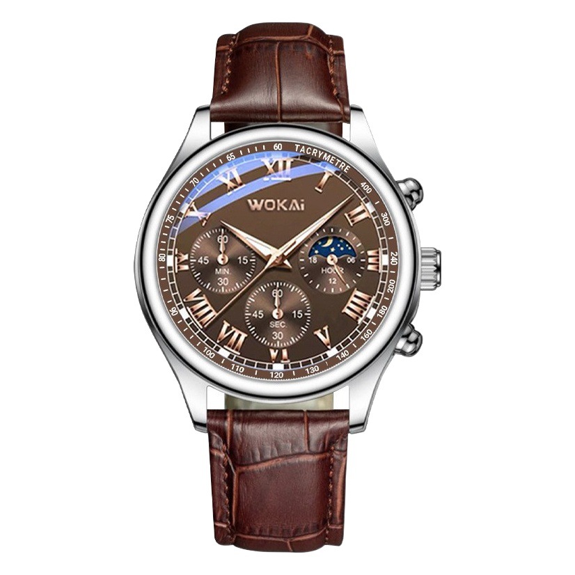 Picture of 2023 New Wokai Business Watch Quartz Sports Watch Casual Belt Men's Watch Men's Watch