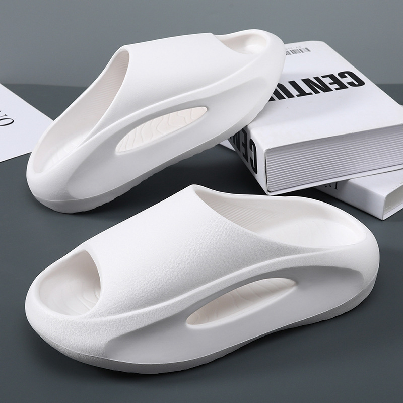 2025 New Eva Shit-Feeling Silent Anti-Slip Couple Sandals Indoor Home Bathroom Bathing Slippers Wholesale