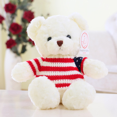 Picture of Sweater Teddy Bear Hug Bear Doll Plush Toy Bear Pillow Doll Wedding Gift Cute