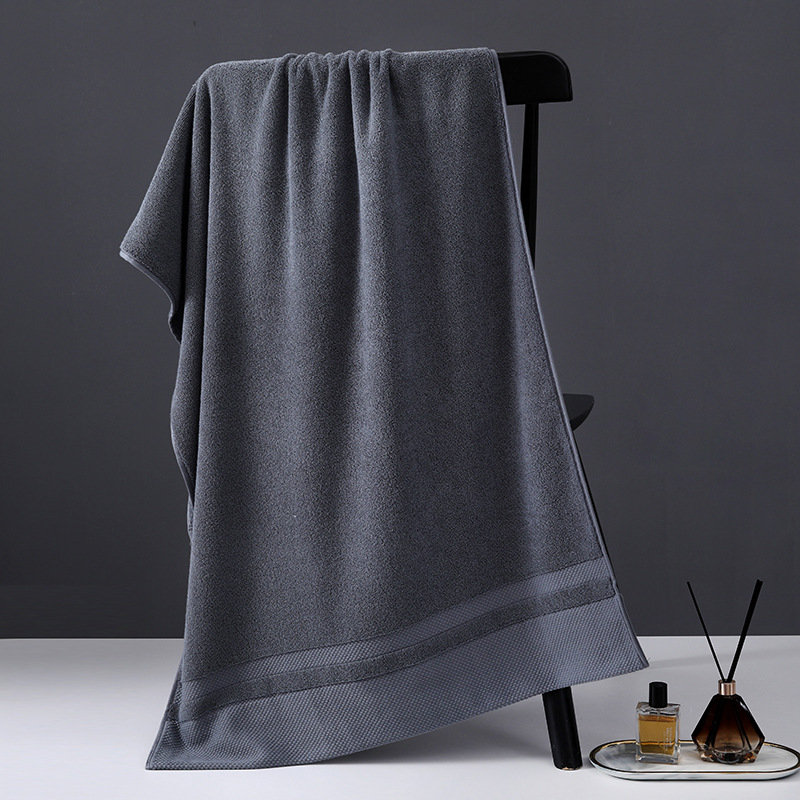 Picture of Five-star hotel 7A antibacterial cotton bath towel thickened 400g hotel homestay bath cotton face towel