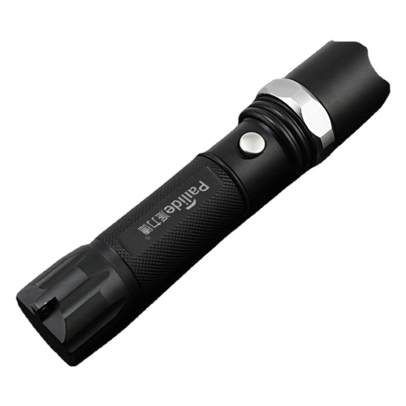 Paride aluminum alloy flashlight led charging can be printed LOGO gift promotional manufacturers wholesale direct charge
