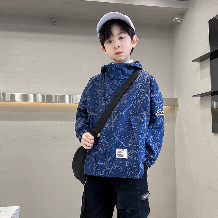 Picture of 2023 children's clothing Boys' new spring and autumn children's jacket middle and big children's autumn boys' trench coat jacket