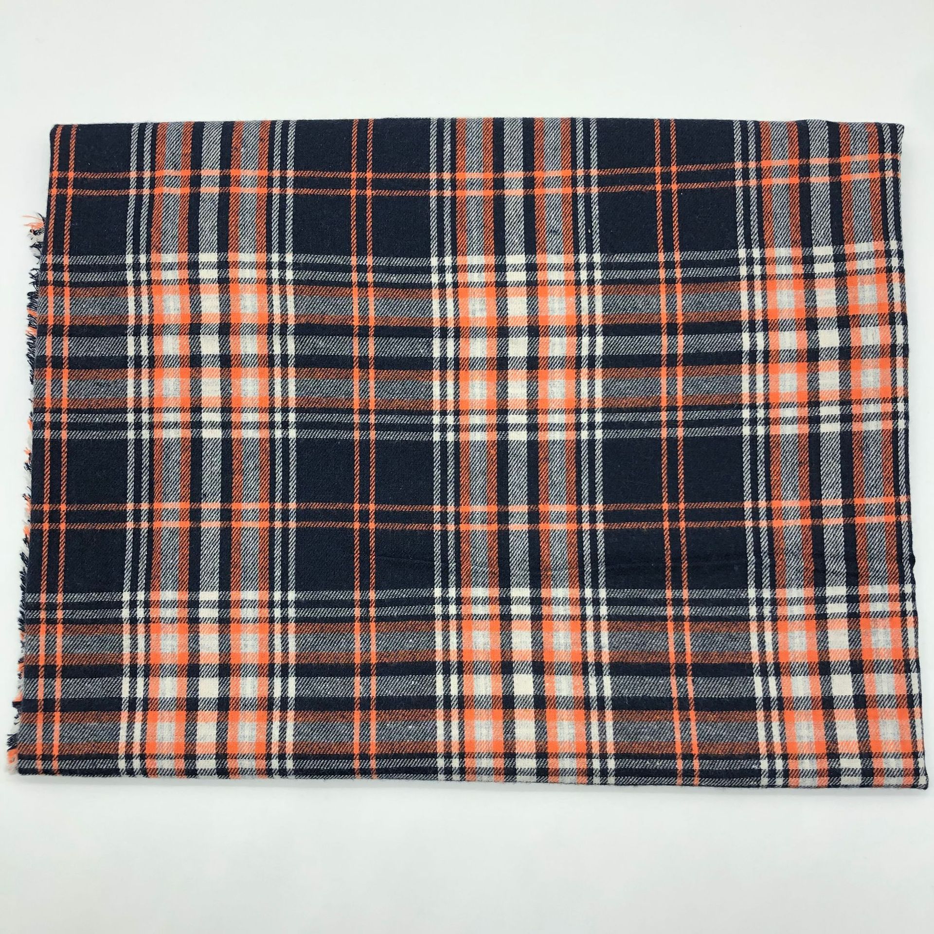 Factory Ready Stock 21 Pieces of Yarn-Dyed Brushed Plaid Polyester-Cotton Flannel Plaid Shirt Dress Pants Fabric