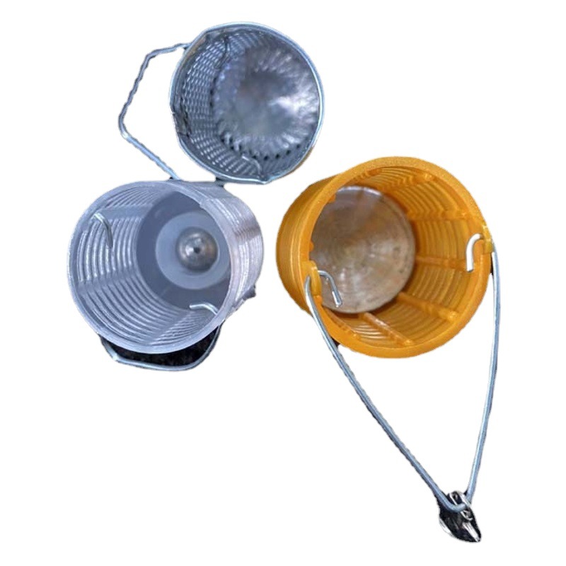 Picture of Yellow Plastic Cage Metal Basket Cage Plastic Basket Nest White Gold Hook Metal Plastic Basket White Strip Hook Basket