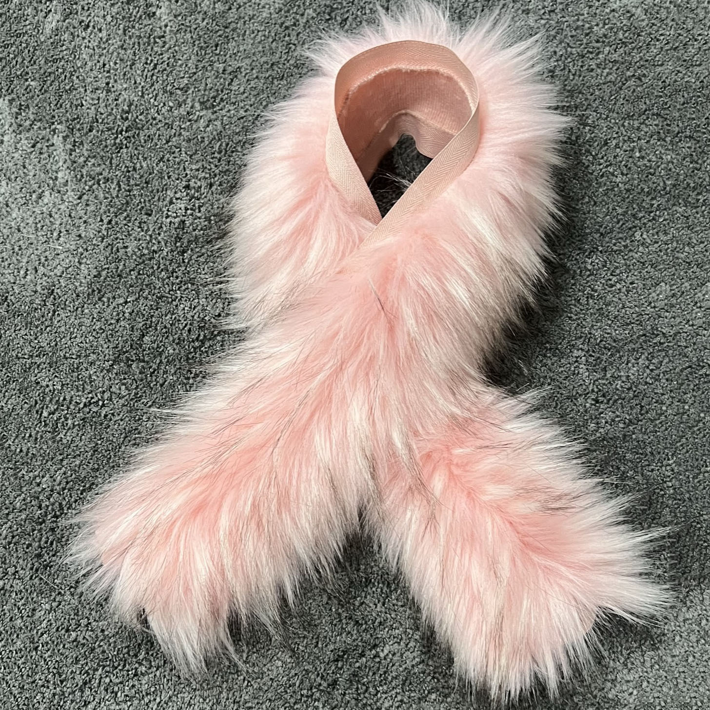 Imitation Raccoon Fur Lace DIY Tops Jewelry Collar Christmas Decoration Accessories Raw Edge Hat Strips