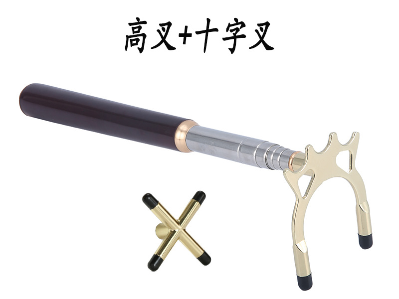Picture of Telescopic pool cue support Telescopic frame rod Telescopic pool frame rod Billiard bridge rod Telescopic pool stick bridge Billiard support