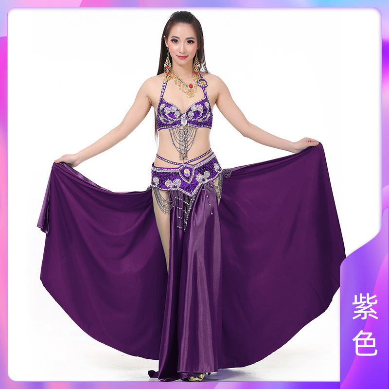 Picture of 802 Double Split Slip Skirt Belly Dance suit Belly Dance Performance Costume Belly Dance Performance suit Performance Costume