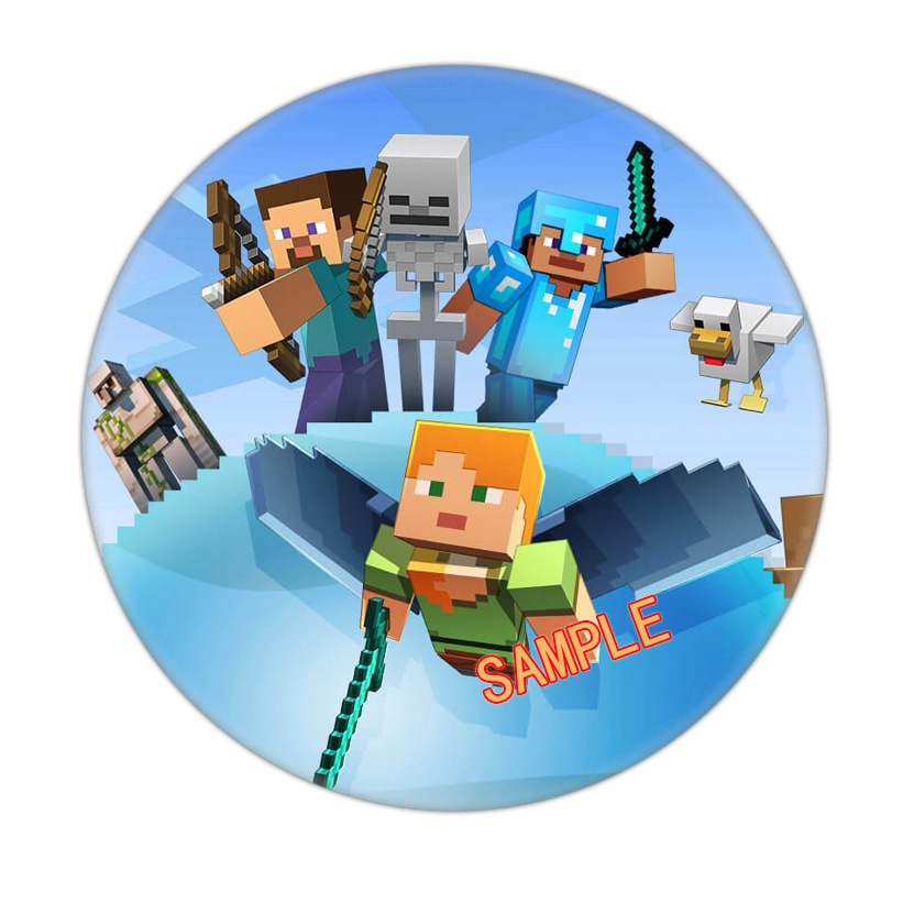 Picture of My world badge foreign trade supply game badge personality diy Cartoon Cartoon Yum 1-38