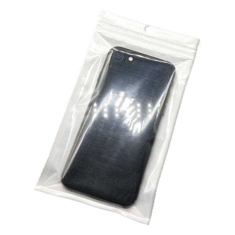 Pearl Film Yin and Yang Self-sealing Bag Translucent Plastic Bone Bag Thickened Jewelry Sealed Mouth Plastic Bag Mobile Phone Shell Packaging Bag