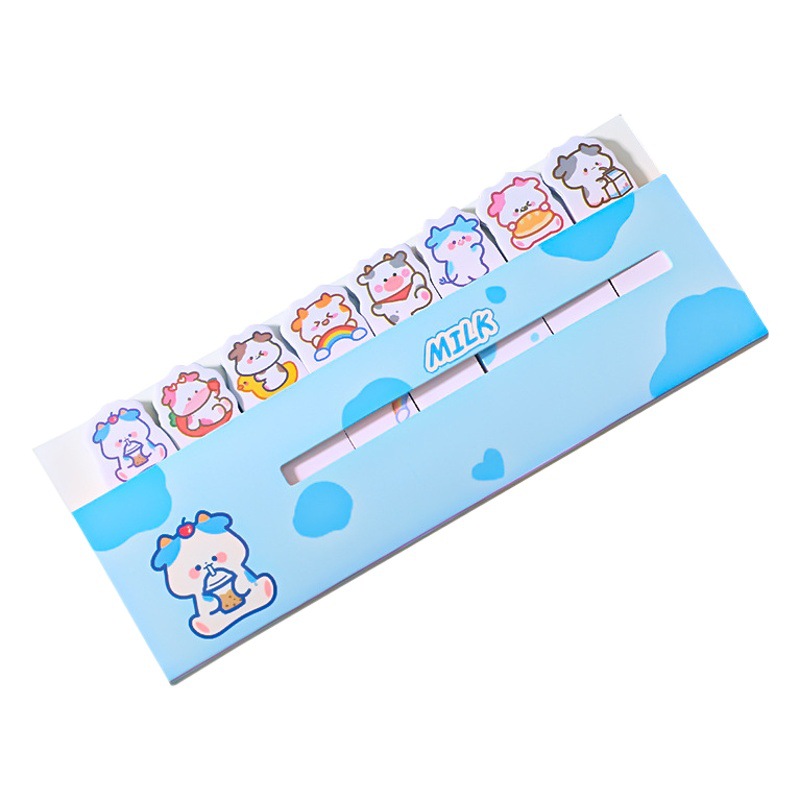 Post-It Notes Cartoon Animal Row Station Index Stickers Creative Cute Stationery Note Pad Students High-Value Note