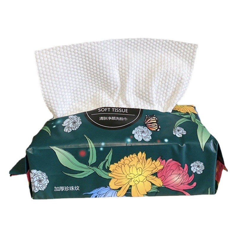 Face towel disposable towel wholesale removable cotton soft towel thickened national tide style cleansing towel face towel face towel