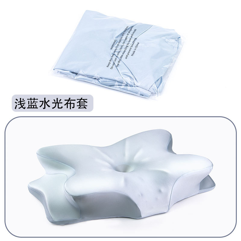 Picture of Butterfly Pillow Pillow Case Amazon Butterfly Pillow Ice Silk Cloth Pillow Case Hotel Simple Slow Rebound Memory Pillow Cloth Cover