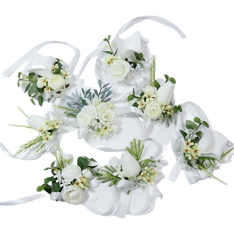 237 Western-style business celebration corsage hand flower wedding supplies artificial flower studio photo props White series