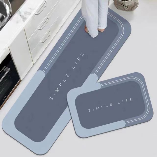 Picture of Factory wholesale modern simple wind kitchen floor mat waterproof and oil-proof foot mat for door entry dirty-resistant absorbent non-slip mat