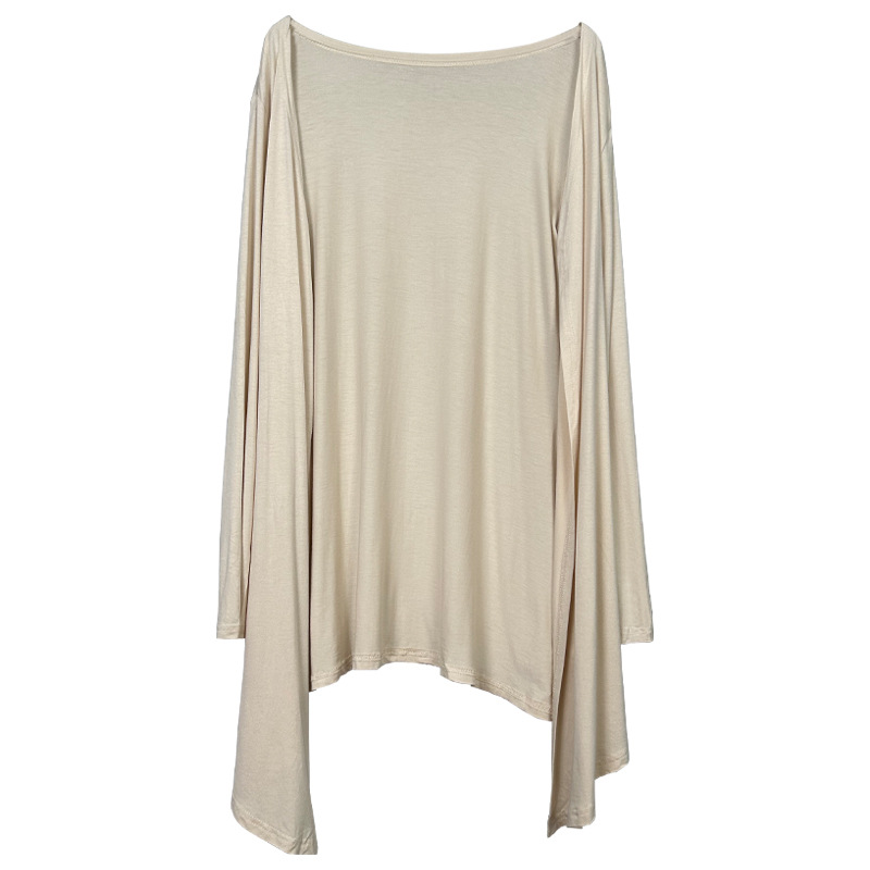 Picture of South Korea Dongdaemun New Comfortable Lazy ~ Simple Feminine Sunscreen Long Thin Cardigan Air-conditioning Shirt se