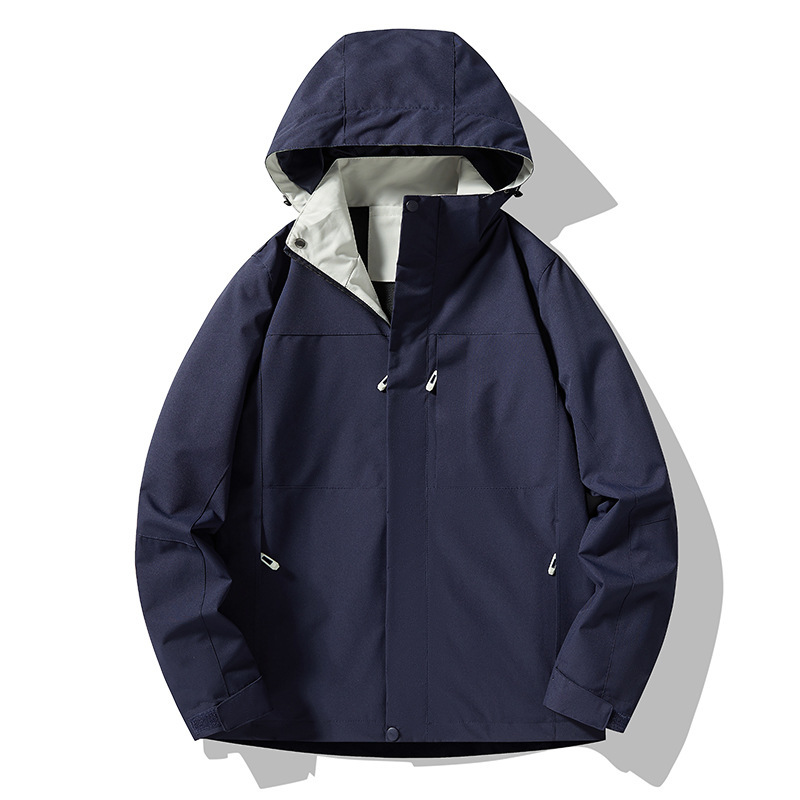 Picture of Spring and Autumn Thin Jacket 2024 New Windproof Waterproof Jacket Men's Breathable Casual Hat-off Soft Shell Mountaineering Suit for Women