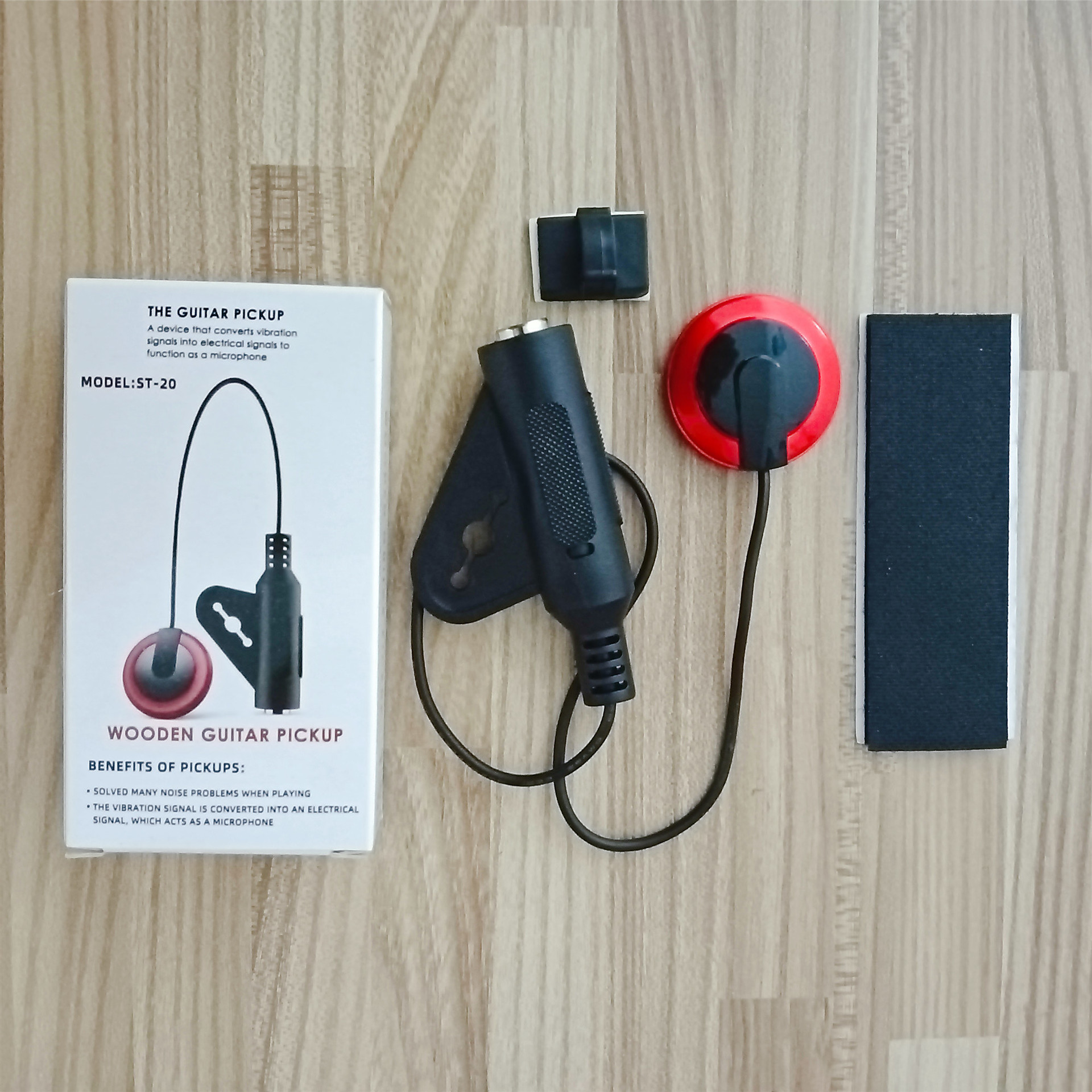 Picture of Guitar pickup ST-20 ukulele board patch free opening microphone wired microphone musical instrument accessories