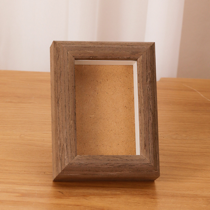 Picture of Mini Song Jin Hard Card Calligraphy Photo Frame Table Rice Paper Desktop Decorative Picture Frame diy Wenchuang Handwritten Calligraphy Ornaments