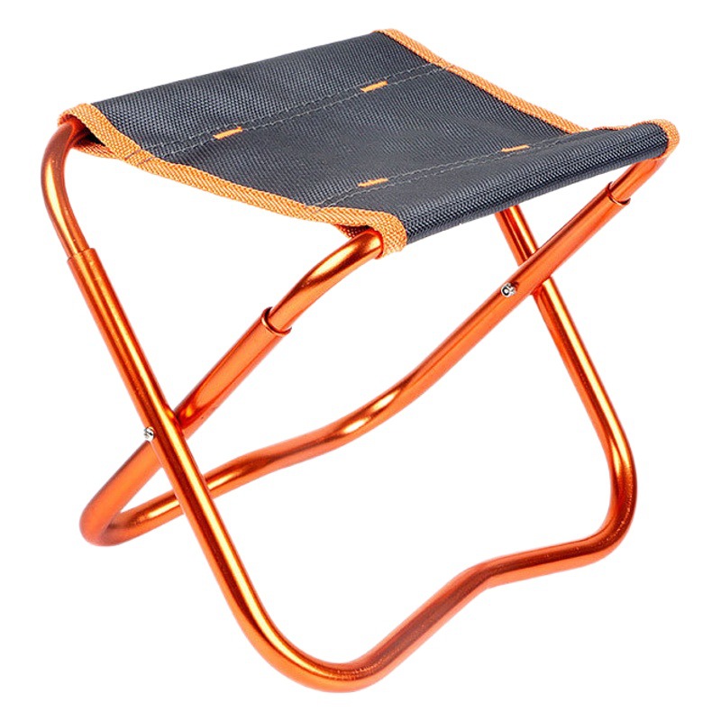 Picture of Aluminum Alloy Folding Stool Outdoor Portable Folding Stool Children's Folding Chair Mini Camping Fishing Little Mazar