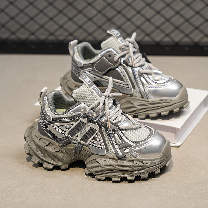 Picture of Fall 2025 New Kids Daddy Shoes Jogging Shoes Lightweight Mesh Breathable Versatile Sneakers for Men and Women