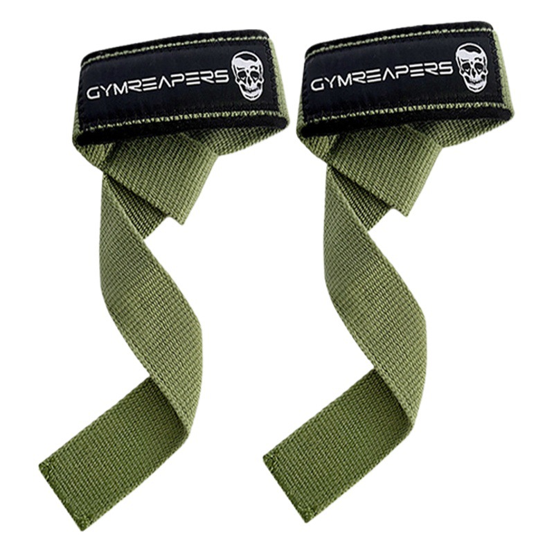 Wholesale cross-border sports fitness weightlifting with wristband grip strap barbell pull-up hard pull booster with pure cotton